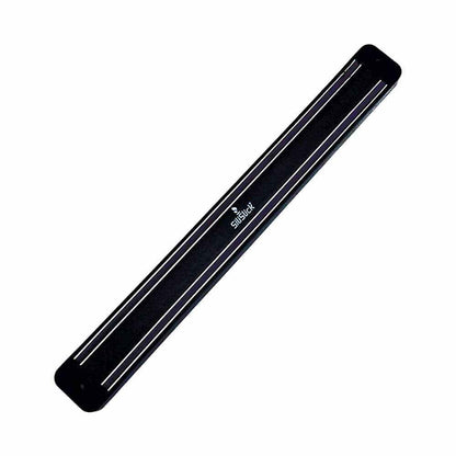 Kitchen Knife Set Kit | Blue Handle, Black Magnetic Rack & Sharpener